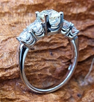 Two carat diamond engagement ring
