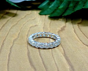 Platinum diamond eternity band