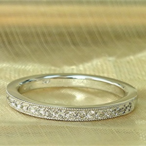 One row diamond band