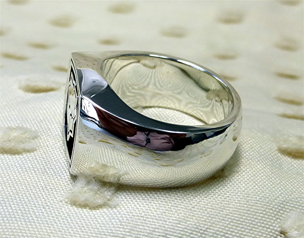 Logo silver Ring | Limpid Jewelry