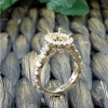 14k yellow diamond engagement ring semi mount
