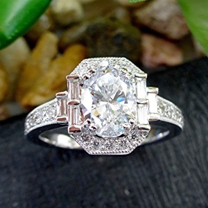 Diamond 14k engagement ring