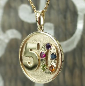 Fiftieth anniversary pendant