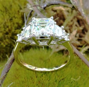 2.33 carat diamond engagement ring