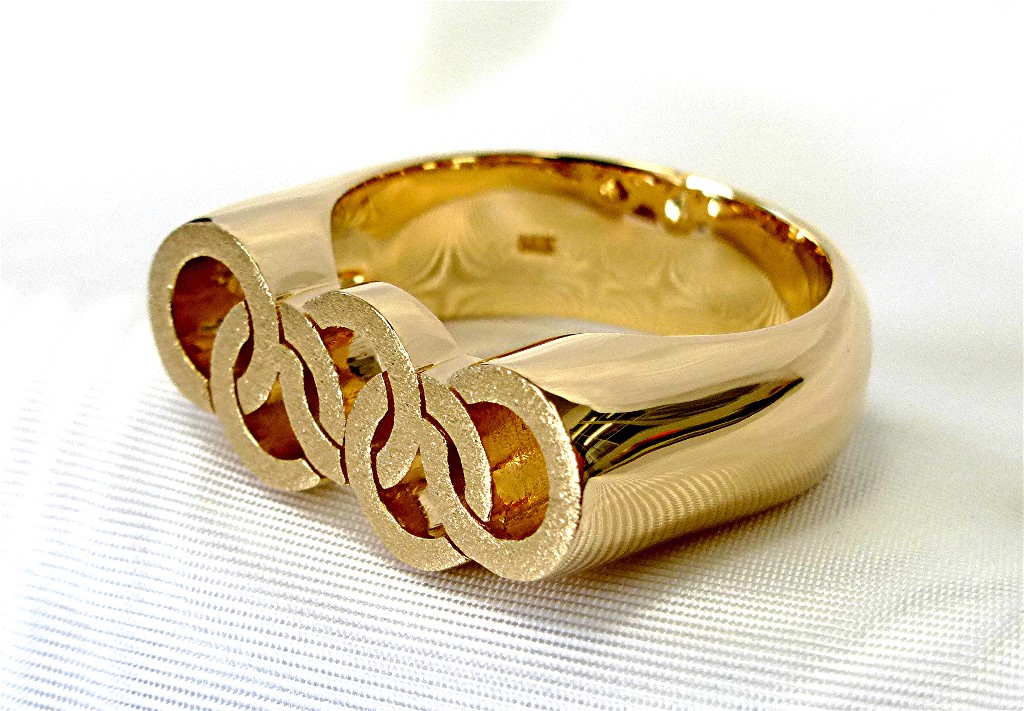 14k gold Olympic ring