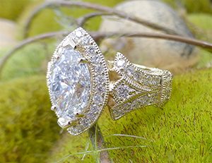 3.21 carat marquise diamond engagement ring