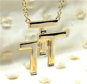 Triple “T” Necklace
