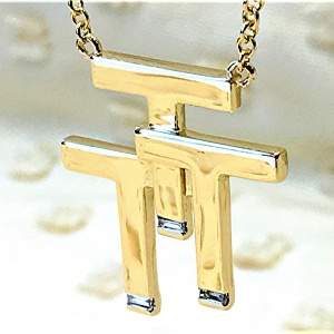 Triple “T” Necklace