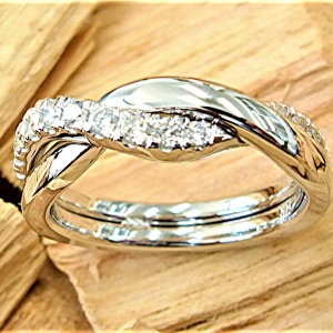 Diamond Interlock ring