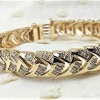 14k gold and diamond bracelet
